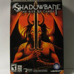 2003 PC Video Game: Shadowbane - The Rise of Chaos - Factory Sealed Brand New